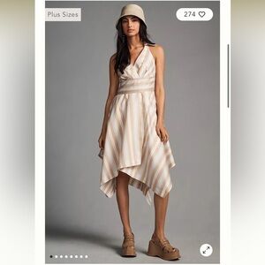 Anthropologie NWT Maeve Asymmetrical Wrap
Shirt Dress Size 0.